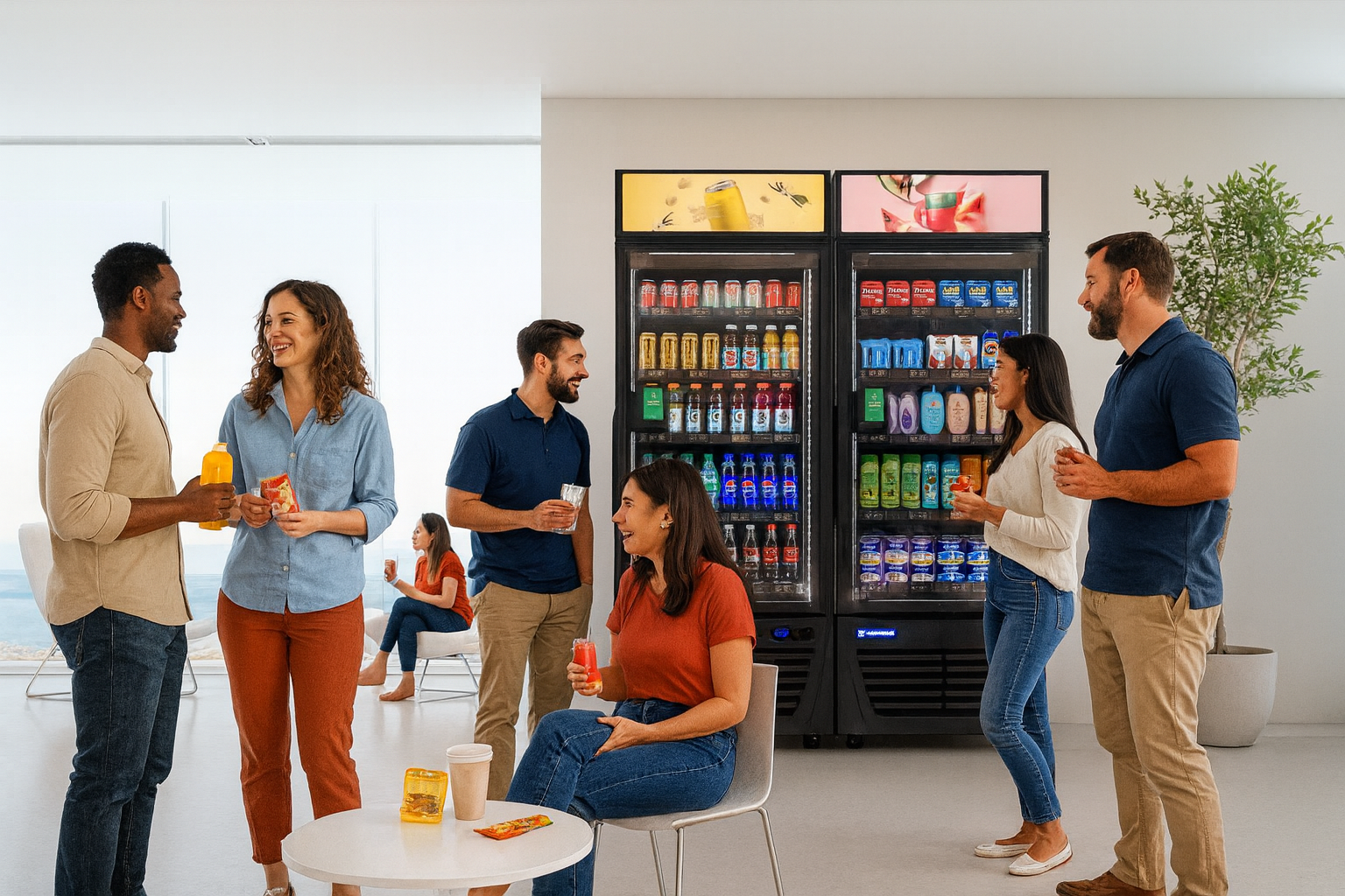 Smart Office Vending: The Proven Impact Of Smart Coolers On Productivity & Employee Morale